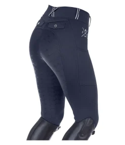 Legging d'équitation thermique avec fond intégral grip Juliette Femme Leggings D'Équitation|Pantalons D'Équitation D'Hiver