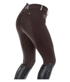 New Legging d'équitation thermique avec fond intégral grip Juliette Femme Leggings D'Équitation|Pantalons D'Équitation D'Hiver