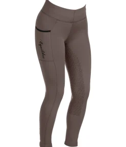 Outlet Legging d'équitation thermique à fond intégral grip Kristen Femme Leggings D'Équitation|Pantalons D'Équitation D'Hiver