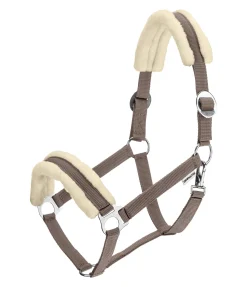 Hot Licol en polaire Teddy à prix cassé III Fourrure D'Agneau|Licols Pour Poneys & Poulains