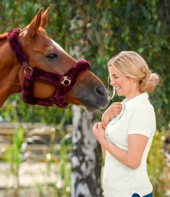 Online Licol en polaire Teddy Protection Fourrure D'Agneau|Licols Pour Poneys & Poulains