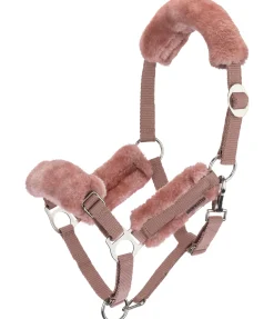 Online Licol poulain et shetland en polaire Teddy Cozy Adjustable Fourrure D'Agneau|Licols Pour Poneys & Poulains