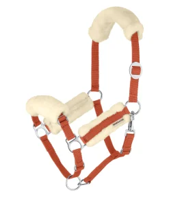 Sale Licol poulain et shetland en polaire Teddy Cozy Adjustable Fourrure D'Agneau|Licols Pour Poneys & Poulains