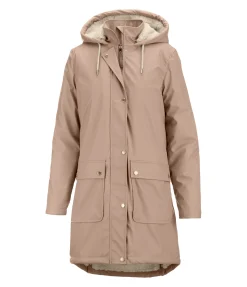 Manteau de pluie avec doublure en fourrure Teddy Paris Femme Vestes & Manteaux