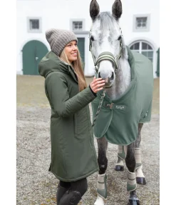 Outlet Manteau d'équitation technique à capuche Amelie Femme Vestes & Manteaux