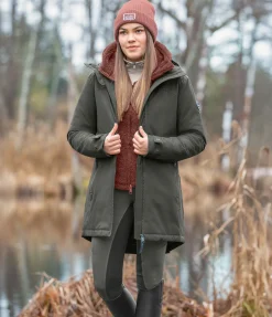 Manteau d'équitation technique à capuche Eliza II Femme Vestes & Manteaux