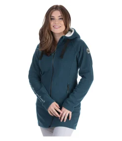 New Manteau polaire à capuche Greta Femme Vestes Sweat, Vestes Polaire & Hoodies