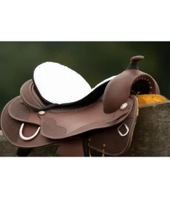 Hot Matelassure de selle western Housse De Selle|Fourrure D'Agneau