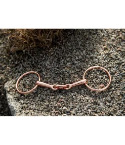 Mors à anneaux double brisure Rosé Mors Double Brisure
