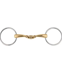 Sale Mors à anneaux double brisure Anatomical Roll épaisseur 16 mm Mors Double Brisure