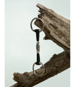 Clearance Mors à olives en caoutchouc double brisure épaisseur 14 mm Mors Double Brisure