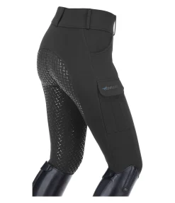 Pantalon d'équitation cargo à fond intégral Carla Enfant Pantalons D'Équitation Enfants