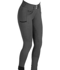 Hot Pantalon d'équitation confort taille haute à fond intégral grip Juliane Femme Pantalons À Fond Intégral|Pantalons D'Équitation À Grip