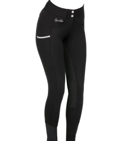 Clearance Pantalon d'équitation confort taille haute à fond intégral grip Juliane Femme Pantalons À Fond Intégral|Pantalons D'Équitation À Grip