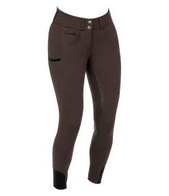 Online Pantalon d'équitation confort taille haute à fond intégral grip Juliane Femme Pantalons À Fond Intégral|Pantalons D'Équitation À Grip