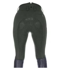 Pantalon d'équitation confort taille haute à fond intégral grip Juliane Femme Pantalons À Fond Intégral|Pantalons D'Équitation À Grip