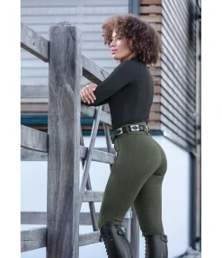 Pantalon d'équitation confort taille haute à fond intégral grip Juliane Femme Pantalons À Fond Intégral|Pantalons D'Équitation À Grip