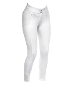 Discount Pantalon d'équitation confort taille haute à fond intégral grip Juliane Femme Pantalons À Fond Intégral|Pantalons D'Équitation À Grip