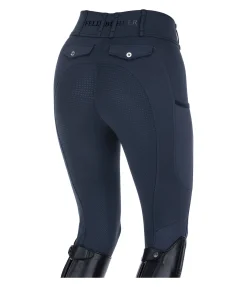 Clearance Pantalon d'équitation d'été hybride à fond intégral grip Samira-Mesh Femme Pantalons À Fond Intégral|Pantalons D'Équitation À Grip