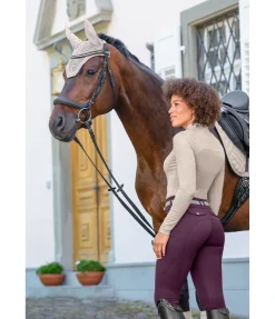 New Pantalon d'équitation d'été hybride à fond intégral grip Samira-Mesh Femme Pantalons À Fond Intégral|Pantalons D'Équitation À Grip
