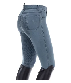 New Pantalon d'équitation en jean enfant Demi Enfant Pantalons D'Équitation Enfants