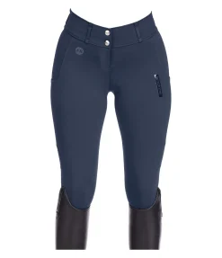 Best Pantalon d'équitation mesh hybride à basanes grip Romy Femme Pantalons À Basanes|Leggings D'Équitation