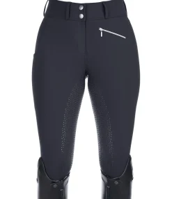 Pantalon d'équitation taille haute thermique à fond intégral grip Elodie Femme Pantalons À Fond Intégral|Pantalons D'Équitation À Grip