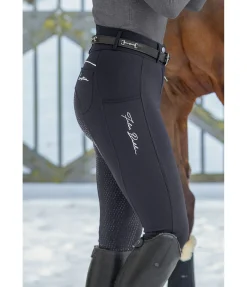Pantalon d'équitation taille haute thermique à fond intégral grip Elodie Femme Pantalons À Fond Intégral|Pantalons D'Équitation À Grip
