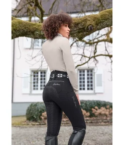 Clearance Pantalon d'équitation taille haute thermique à fond intégral grip Elodie Femme Pantalons À Fond Intégral|Pantalons D'Équitation À Grip