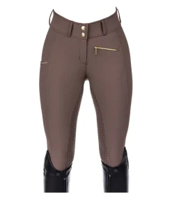 Hot Pantalon d'équitation taille haute thermique à fond intégral grip Elodie Femme Pantalons À Fond Intégral|Pantalons D'Équitation À Grip
