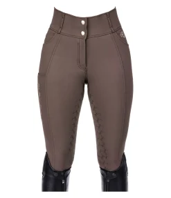 Outlet Pantalon d'équitation thermique à fond intégral grip Jessica Femme Pantalons À Fond Intégral|Pantalons D'Équitation À Grip