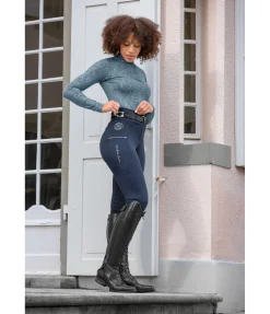 Sale Pantalon d'équitation thermique hybride à fond intégral grip Cheyenne Femme Pantalons D'Équitation D'Hiver|Pantalons D'Équitation À Grip