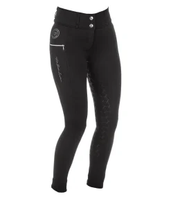 Best Pantalon d'équitation thermique hybride à fond intégral grip Cheyenne Femme Pantalons D'Équitation D'Hiver|Pantalons D'Équitation À Grip