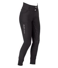 Pantalon d'équitation thermique à fond intégral grip Jessica Femme Pantalons À Fond Intégral|Pantalons D'Équitation À Grip