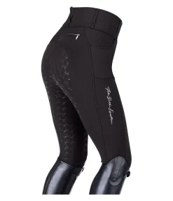 Pantalon d'équitation thermique à fond intégral grip Jessica Femme Pantalons À Fond Intégral|Pantalons D'Équitation À Grip