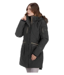 Clearance Parka d'équitation technique à capuche Ulla Femme Vestes & Manteaux