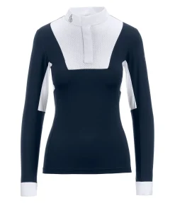 New Polo de concours technique à manches longues Gracie II Femme Hauts D'Équitation De Concours