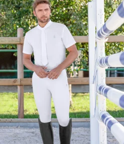 Discount Polo technique homme Denver Homme Mode D'Équitation De Concours Homme|T-Shirt À Manches Courtes Homme