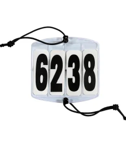 Outlet Porte-numéro carré pour têtière, 4 chiffres Accessoires De Briderie