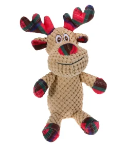 Hot Renne en peluche pour chien Rudi Jouets Pour Chien
