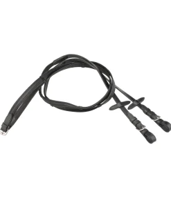 Discount Rênes en cuir de veau gras et souple avec arrêtoirs en cuir Rênes