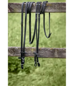 Discount Rênes en cuir de veau gras et souple avec arrêtoirs en cuir Rênes