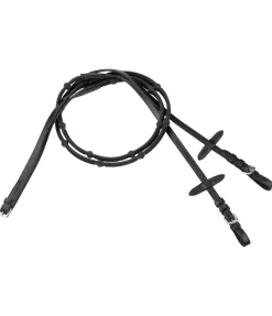 Best Rênes en cuir et caoutchouc antidérapant avec arrêtoirs Rênes