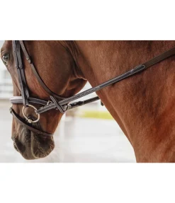 New Rênes sangle en cuir gras Stitch Rênes