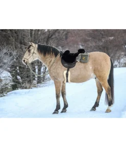 New Selle de loisir en véritable fourrure d'agneau Selles|Fourrure D'Agneau