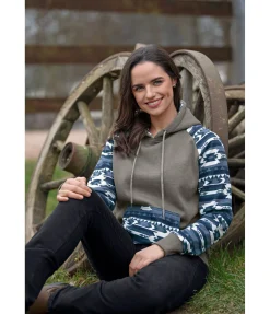 New Sweat à capuche Ikat Femme Vestes Sweat, Vestes Polaire & Hoodies