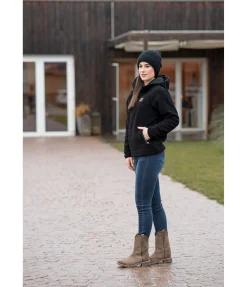 New Sweat à capuche en sherpa Cassy Femme Vestes Sweat, Vestes Polaire & Hoodies