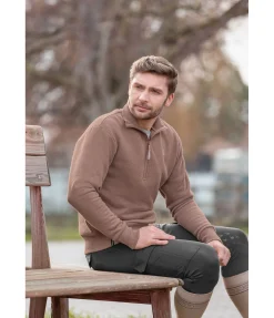 Outlet Sweat avec col zippé homme Portland Homme T-Shirt À Manches Longues & Pulls Homme