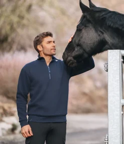 Discount Sweat avec col zippé homme Portland Homme T-Shirt À Manches Longues & Pulls Homme