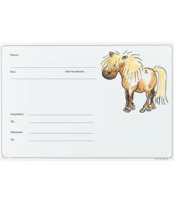 Tableau d'écurie illustré Poney Tableaux & Panneaux